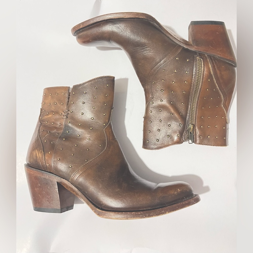 lucchese harley ankle boots
